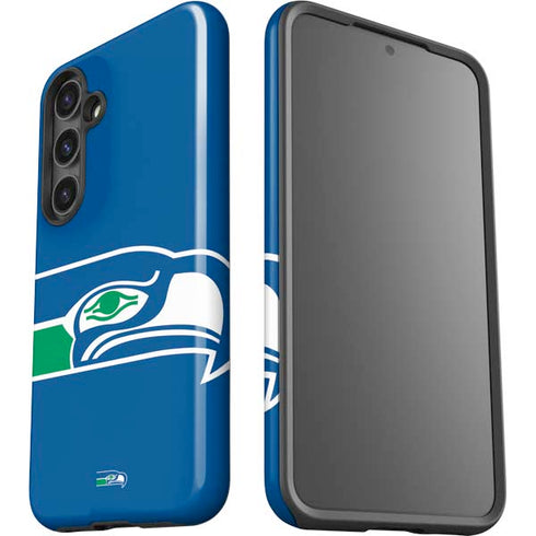 NFL Seattle Seahawks Retro Logo Galaxy S25 Impact Case